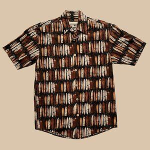 Duke Kahanamoku Hawaiian/Aloha Shirt~ Surf Boards ~ Men's SMALL